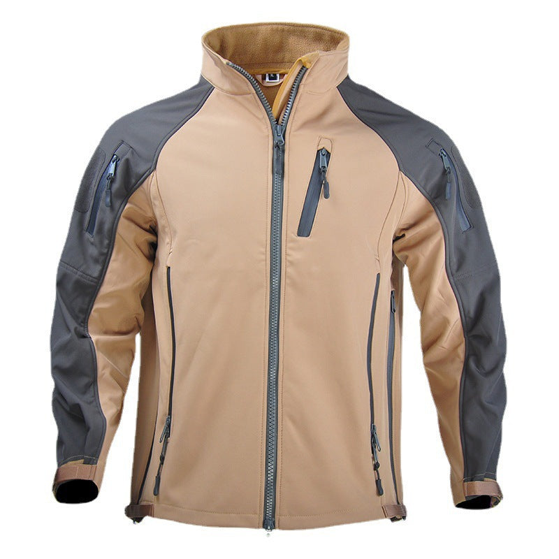 Men's Waterproof Tactical Softshell Jacket for Fall/Winter Pi-Mart