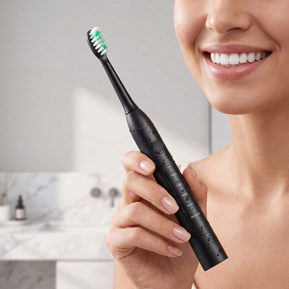 CH-926 Electric Toothbrush With 2 Brush Heads Tri Light Beauty
