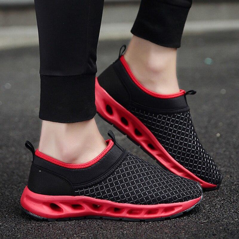 Men's Lightweight Mesh Slip-On Running Shoes LadyShow.Store