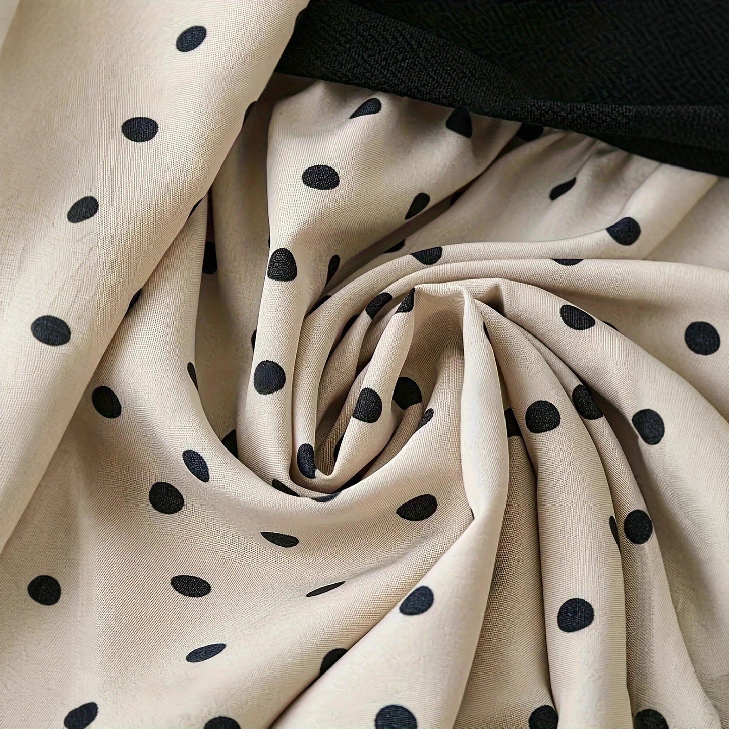 Polka Dot Patchwork Fake Two-piece Long-sleeved Shirt Leggings LadyShow.Store