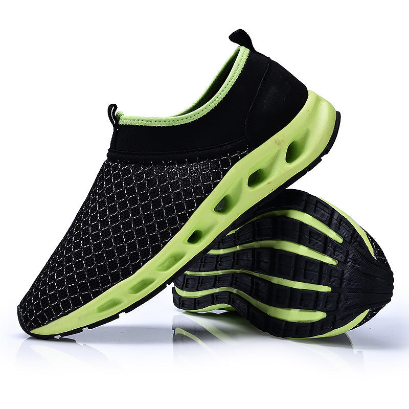 Men's Lightweight Mesh Slip-On Running Shoes LadyShow.Store