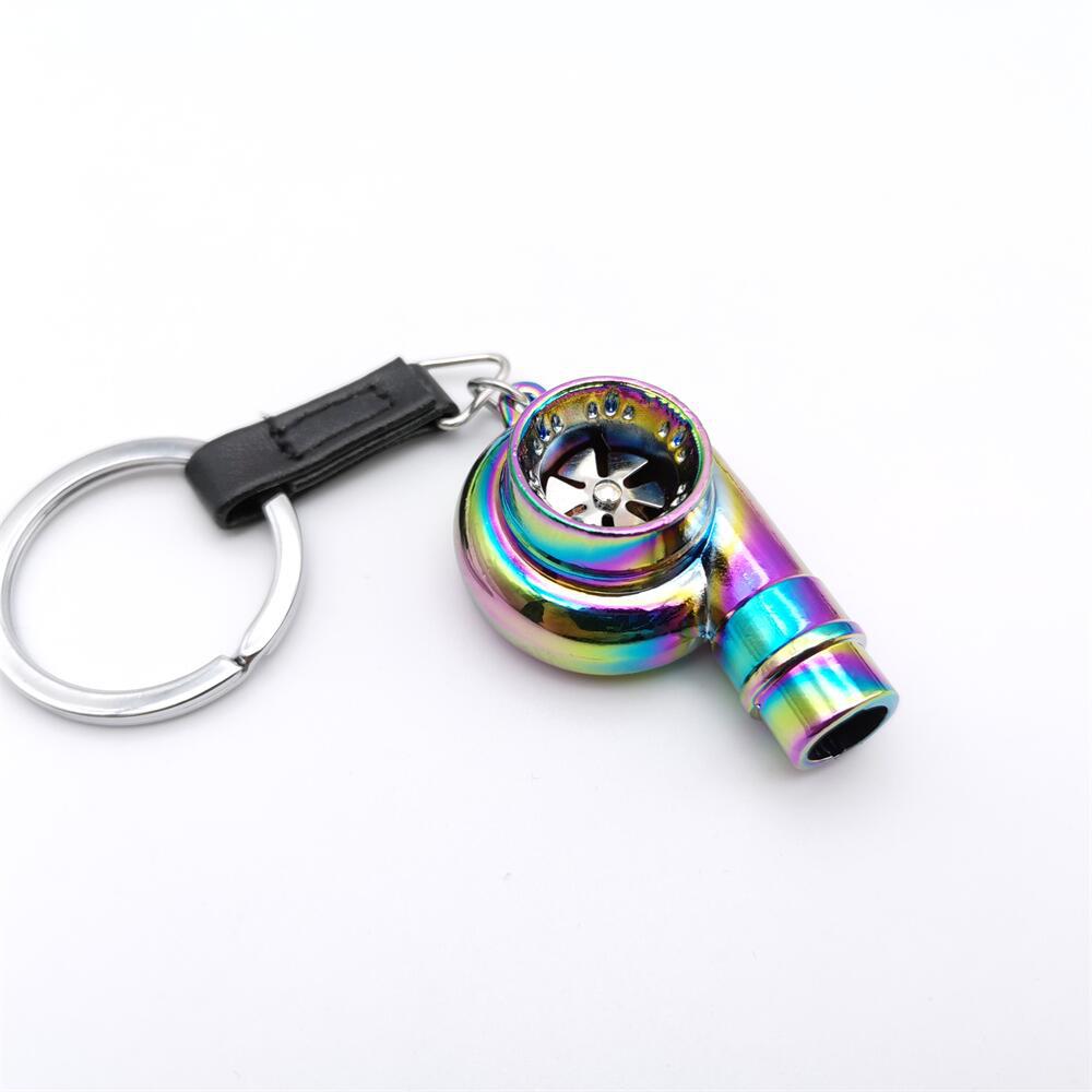 Car Turbo Whistle Modeling Simulation Alloy Metal Keychains LadyShow.Store