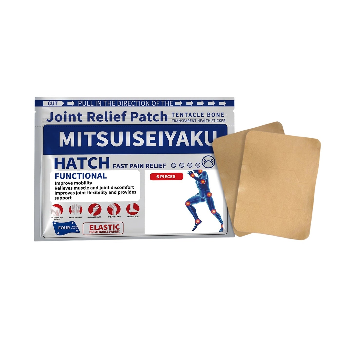 Joint Relief Patch 6pcs Tri Light Beauty