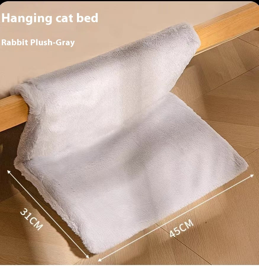 Plush L-shaped Cat Hammock Hanging Cat Nest Pet Products Pets Fashion
