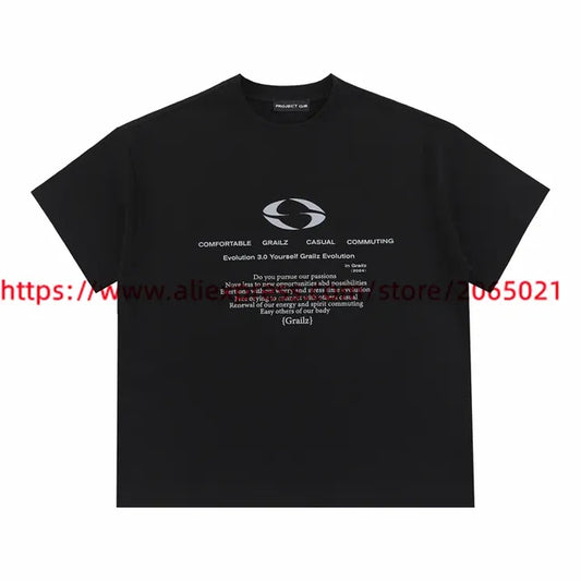 Grailz Unisex Casual T-Shirt with Boomerang Print Pi-Mart