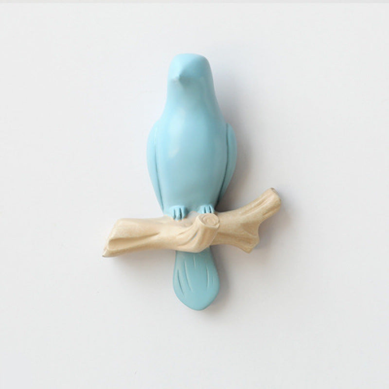 Bird Decoration Hook Entrance Wall No-trace Key Hook No-drill Wall Decor Wall-mounted Coat Hook PearlNestDecor.com