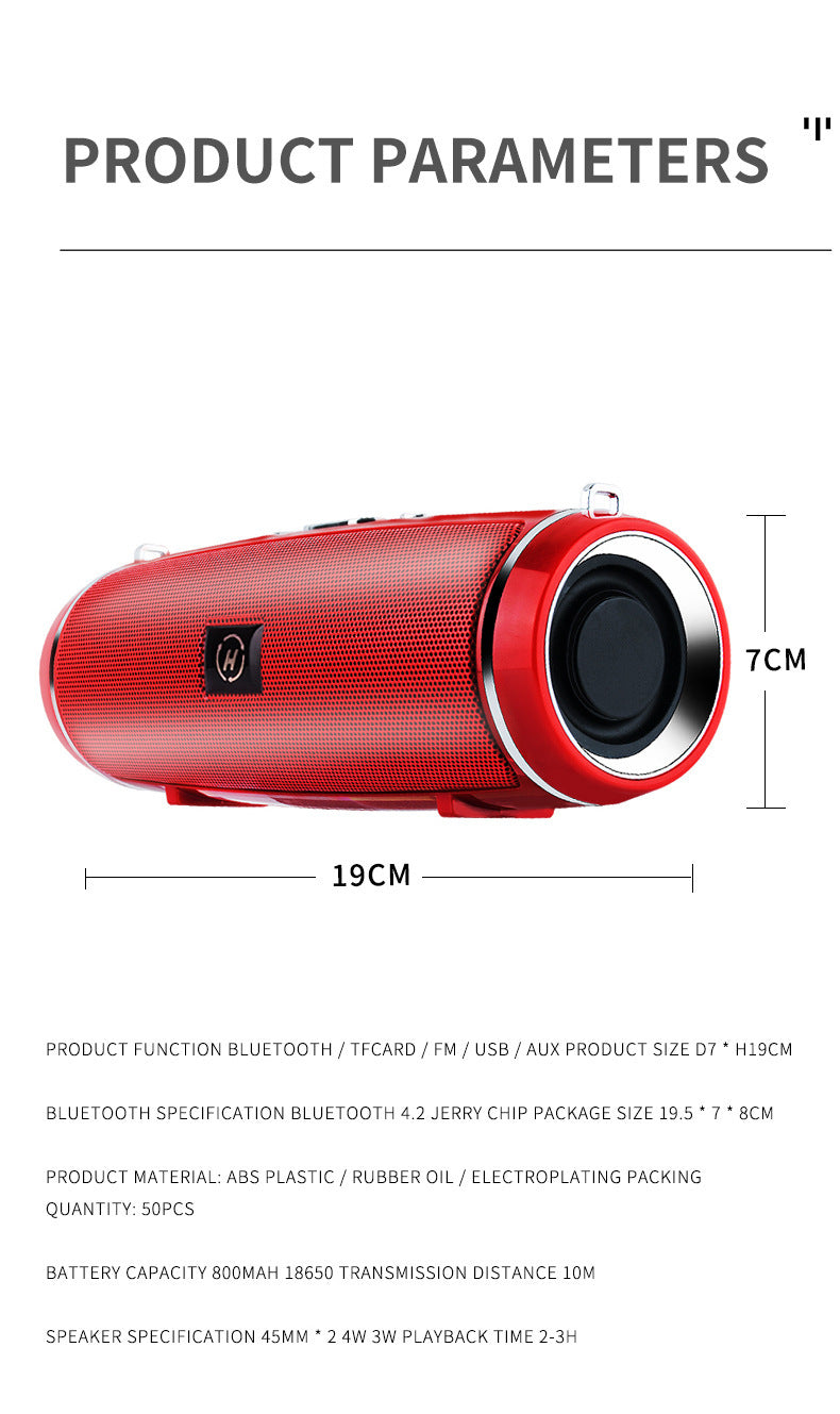 MINI2 Bluetooth Speaker Card Mini Super Dynamic Bass Boost Outdoor Strap Portable