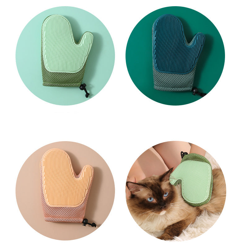Comb 2-in-1 Floating Hair Removal Pet Gloves Pet Supplies Dog Cat Hair Remove Pets Fashion
