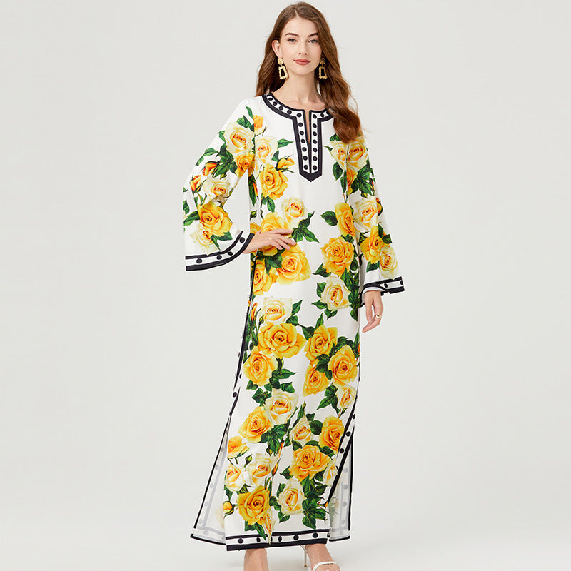 Loose Bohemian Holiday Dress Women NorixaFashion.com