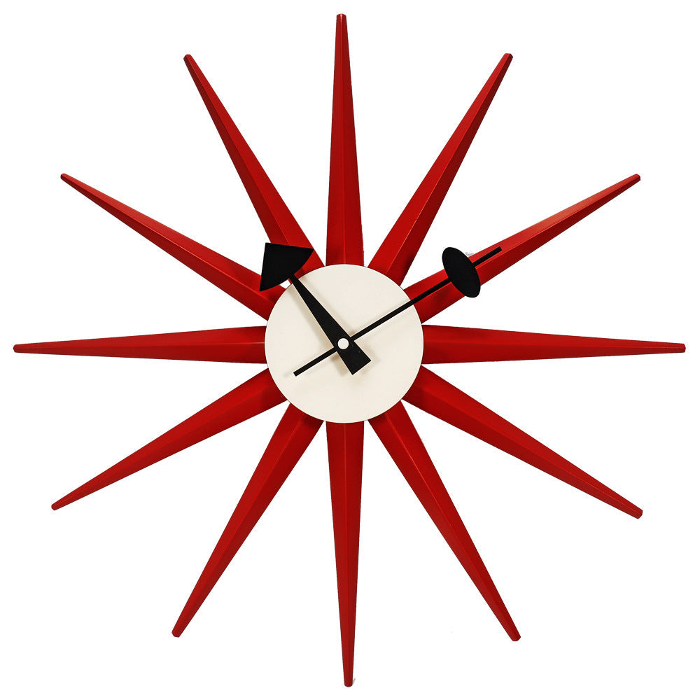 Creative Sun Light Wall Clock PearlNestDecor.com