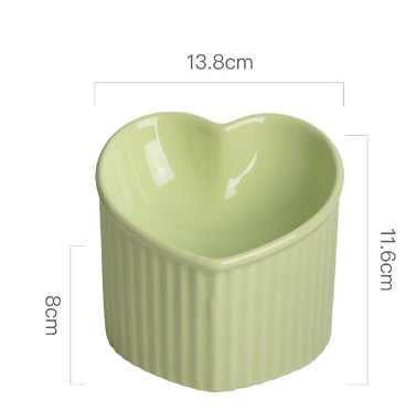 Pet Ceramic Bowl With Inclined Mouth Practical Durable Daily Indoor Pet Products Pets Fashion