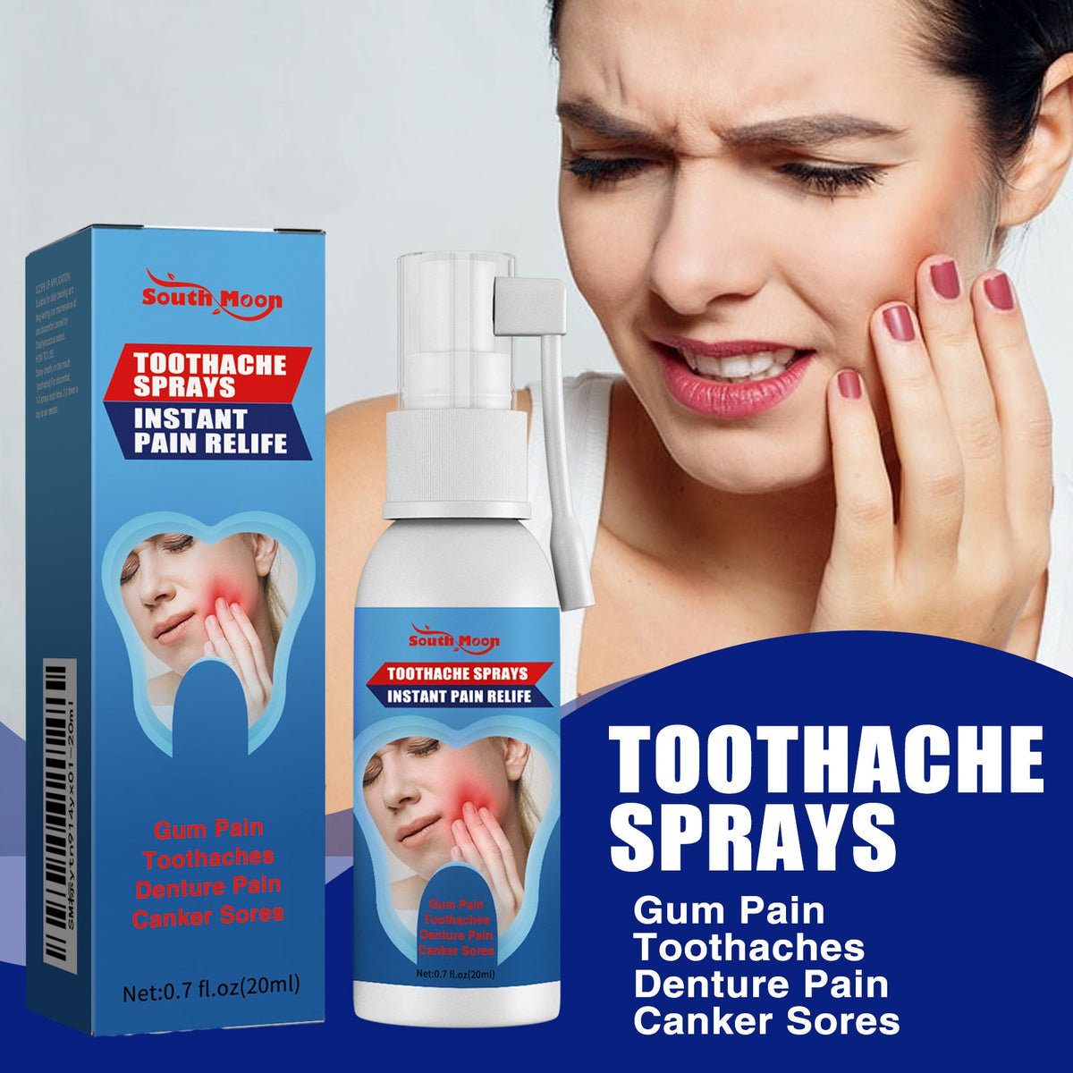 Oral Comfort Spray 20ml Box Tri Light Beauty