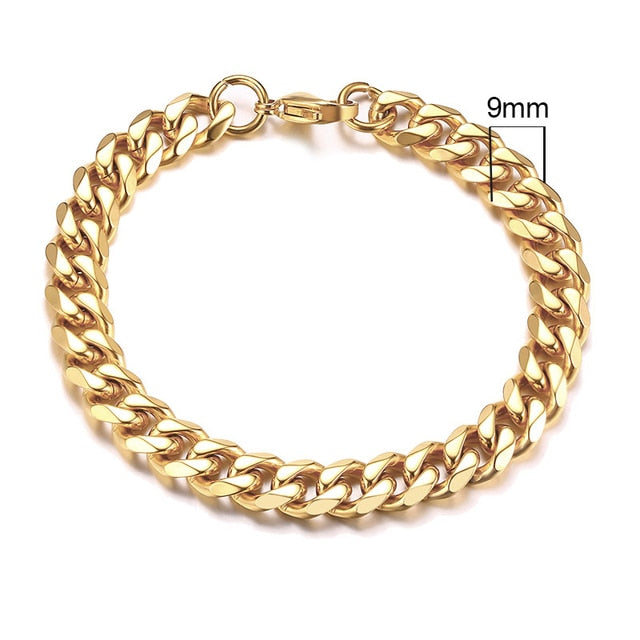 Men's Miami Cuban Chain Bracelet Pi-Mart