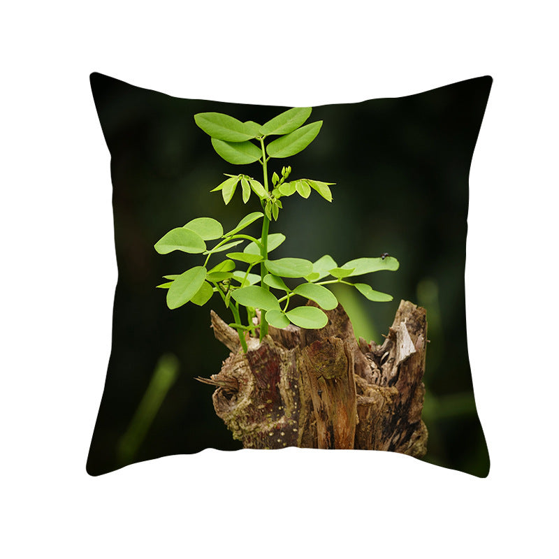 Tropical Plants Pillowcase Decor PearlNestDecor.com