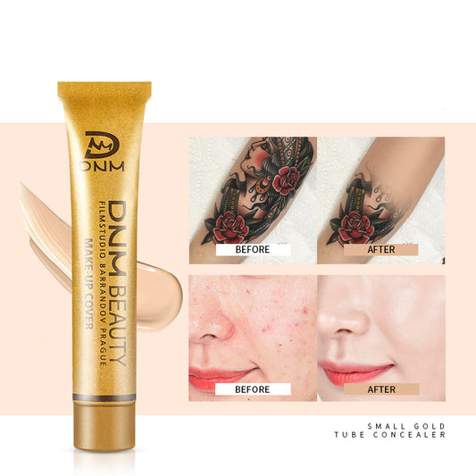 Small Gold Tube To Cover Acne And Freckle Concealer CJD2