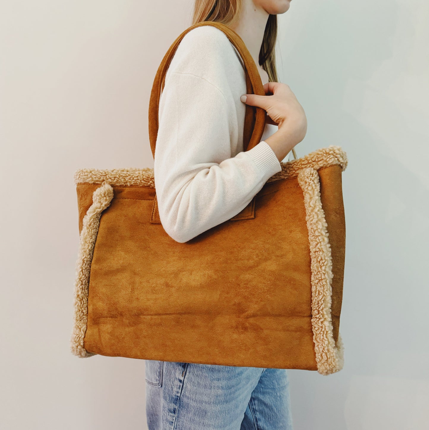 Teddy Cozy The Tote Shoulder Bag LadyShow.Store