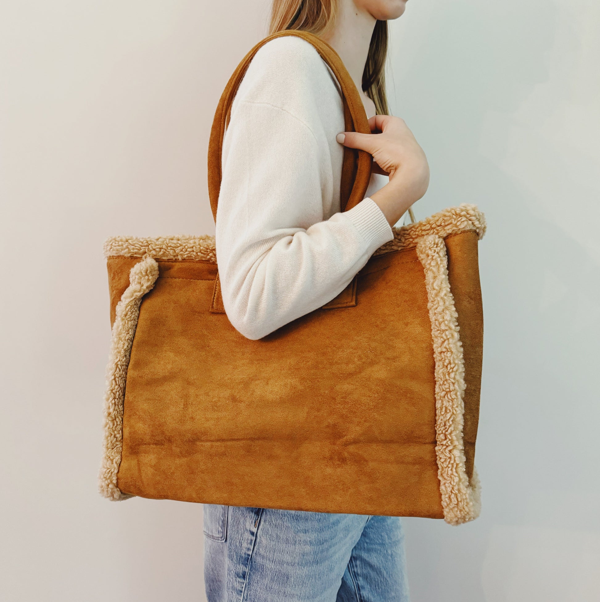 Teddy Cozy The Tote Shoulder Bag LadyShow.Store