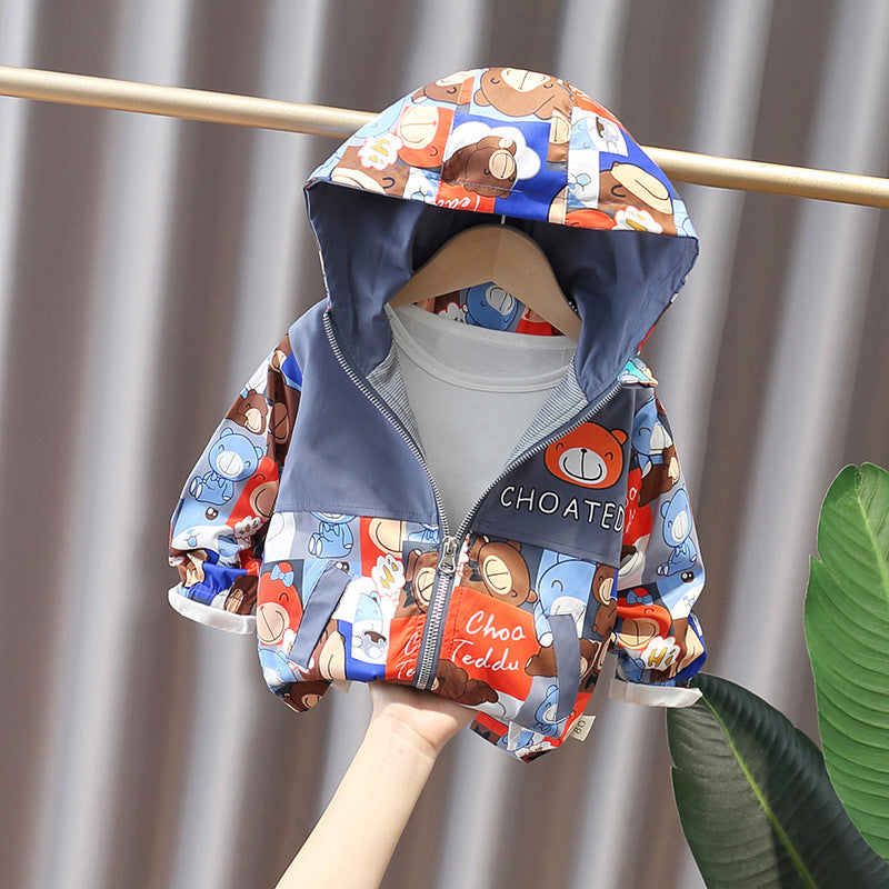 Boys And Girls Korean Style Trendy Small And Medium Children's Jackets Baby Autumn Clothes NorixaFashion.com