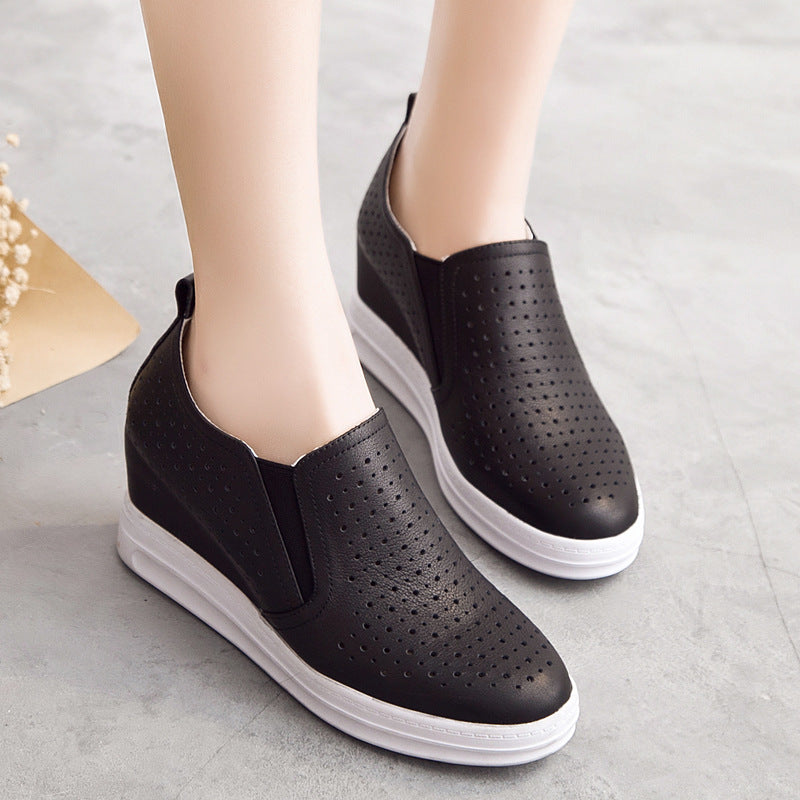 Elevated Slip-On Women's Thick Sole Shoes LadyShow.Store