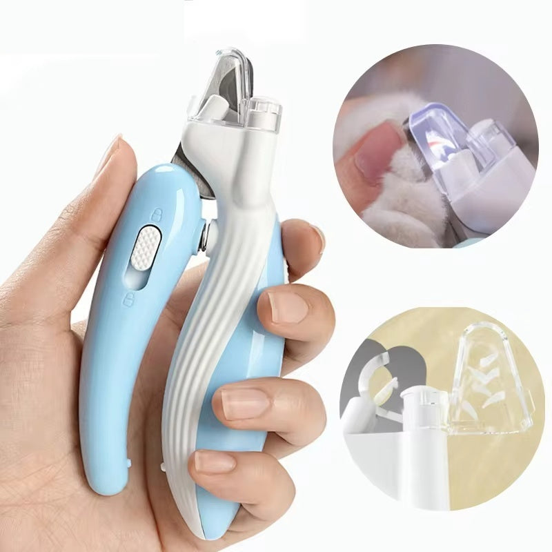 Pet Nail Clippers Dog Nail Clippers Cat Nail Clippers LED Electric Nail Grinder Pet Supplies LED Light Pet Nail Clippers Best YouTube Store