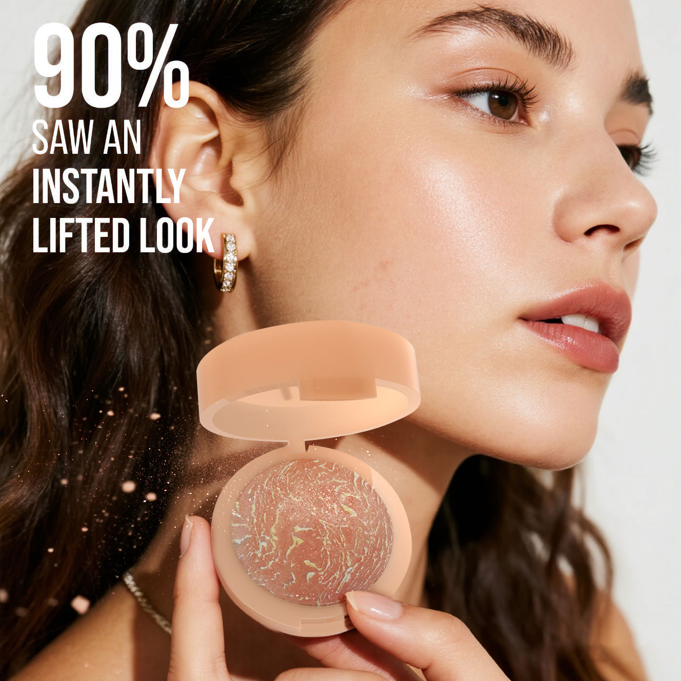 PHFOAY Baking Setting Powder Compact LadyShow.Store
