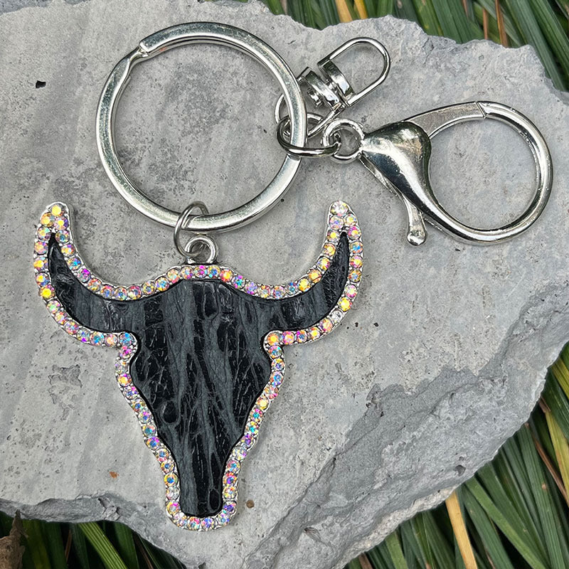 Retro Embossing Western Style Handbag Pendant Keychain LadyShow.Store
