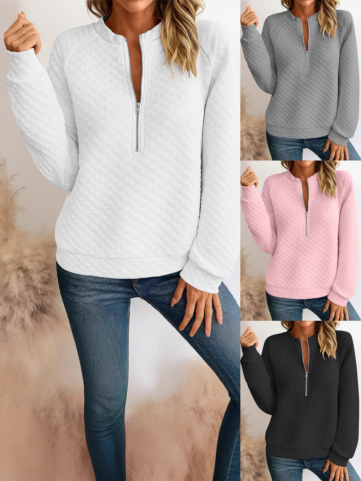 2026 New Style Short Lapel Zipper Women's Layered Down Jacket With Diamond Pattern And Long Sleeve With Hood For Casual Style NorixaFashion.com