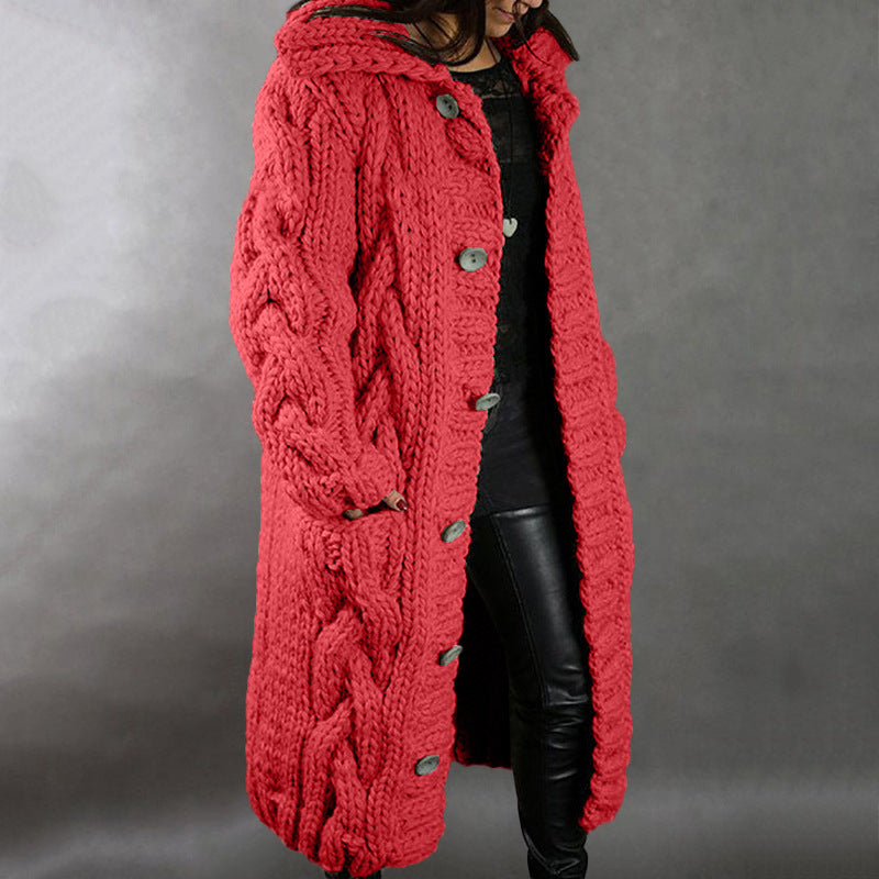 Women's Cardigan Plus Size Sweater Coat LadyShow.Store