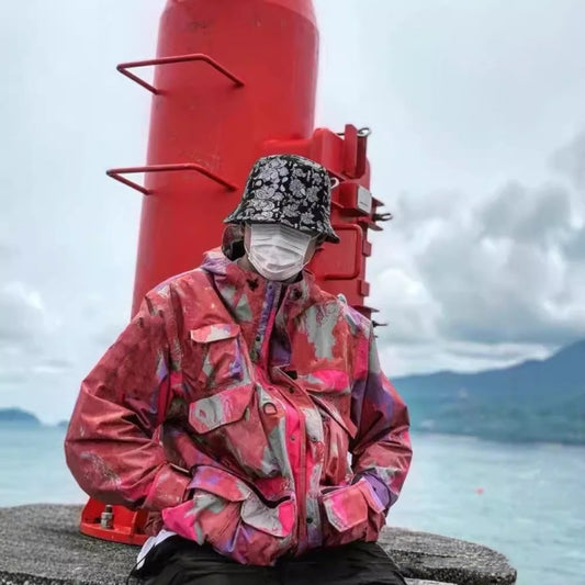 Stitching Nylon Stand Collar Shell Jacket Waterproof Windproof Jacket Best YouTube Store