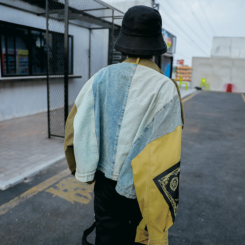 2023 Fall Short Denim Jacket with Stylish Design Pi-Mart
