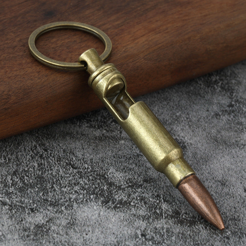 Metal Keychains Bullet Bottle Opener Creative Pendant LadyShow.Store