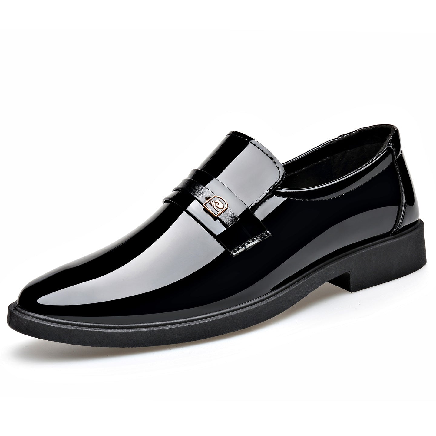 Dress Leather Shoes With A Mirror Like Slip On Design Best YouTube Store