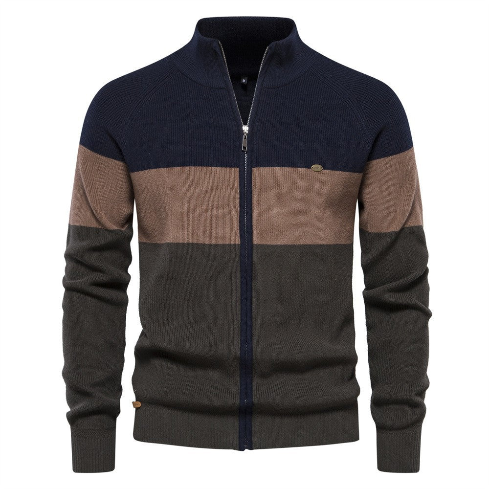 2026 New Men's Sweater Coat European Size Cross-border Autumn And Winter Sweater Cardigan High Quality Fashion Coat Men NorixaFashion.com