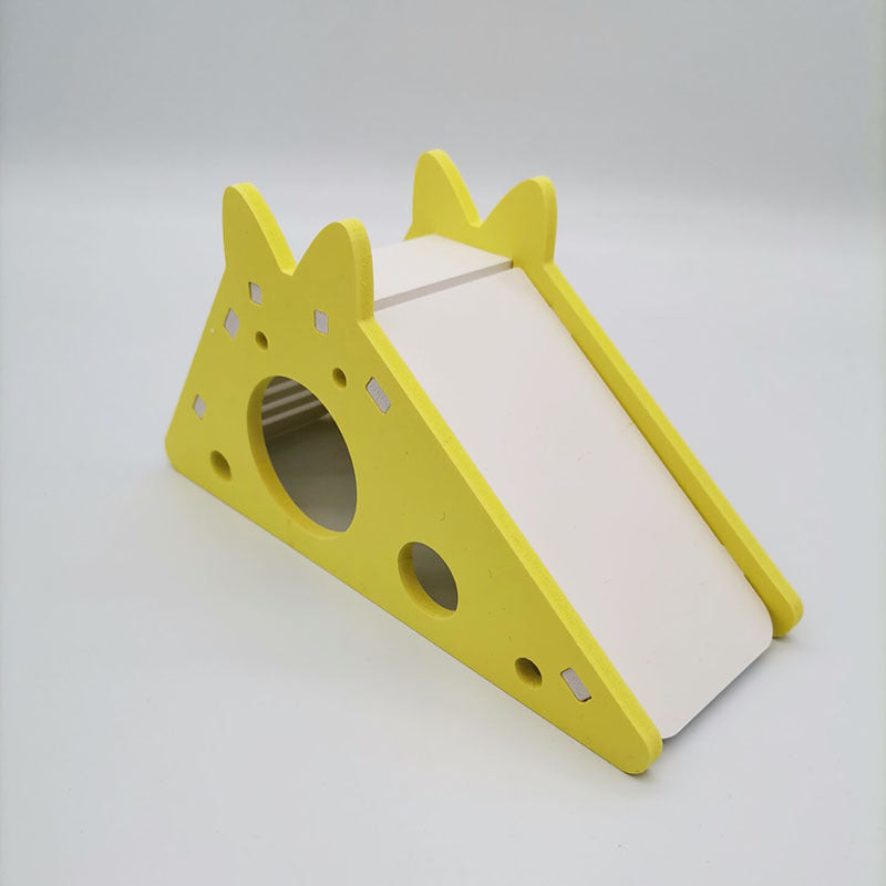 Wooden Slide House for Small Pets Pi-Mart