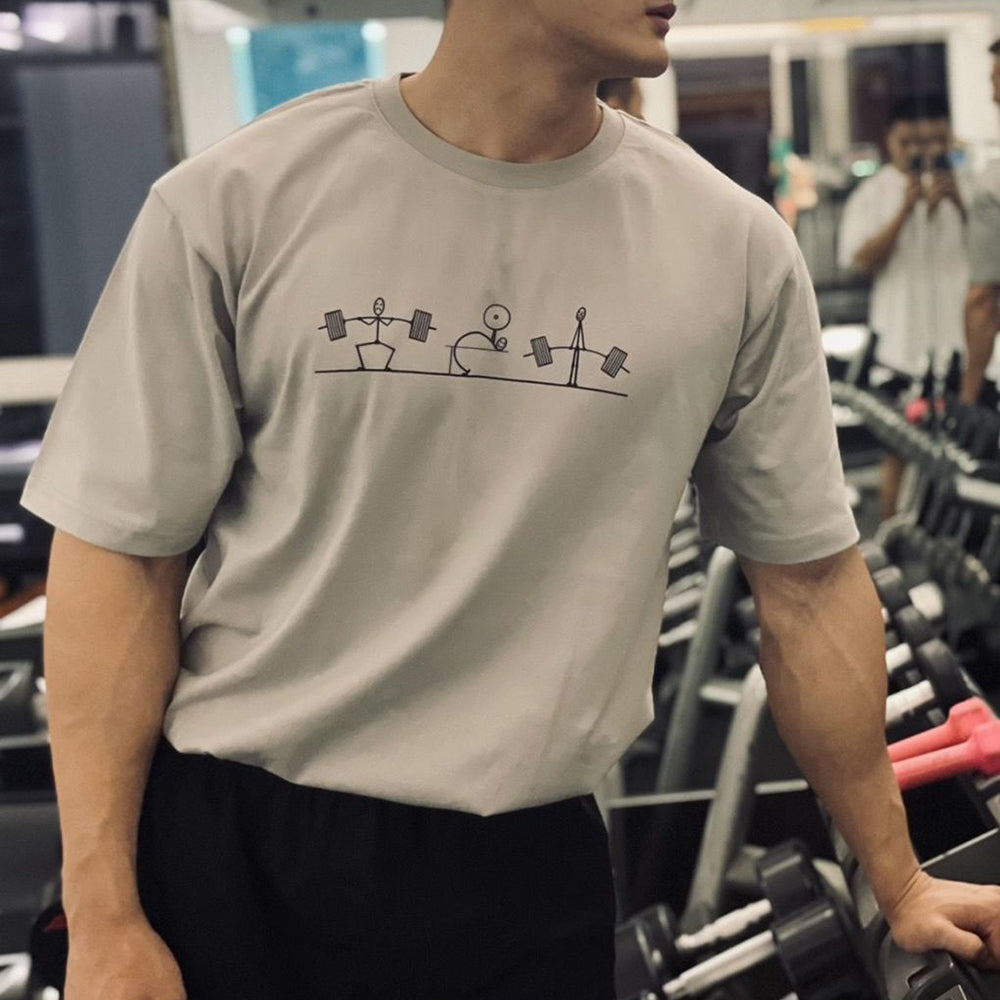 Men's Casual Cotton T-Shirt - Trendy Retro Style Pi-Mart