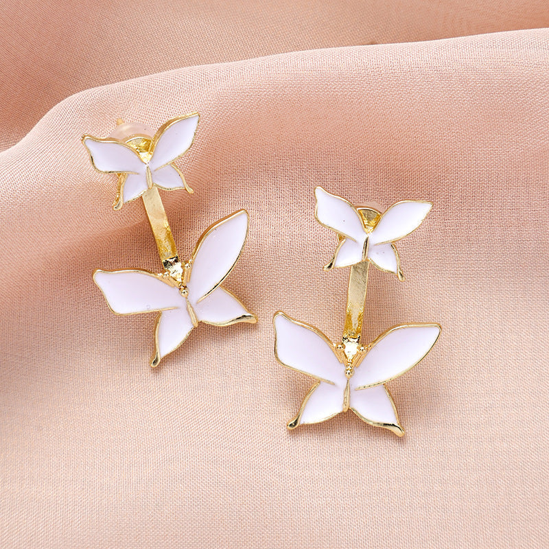 S925 Silver Needle Butterfly Earrings LadyShow.Store