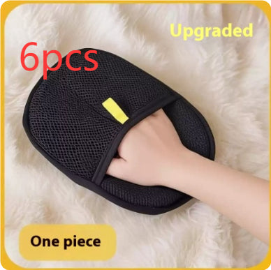 Pet Hair Remover Mitt Pet Hair Remover Gloves Deshedding Brush Glove For Dog Cat Rabbit With Long Short Curly Hair Pets Fashion