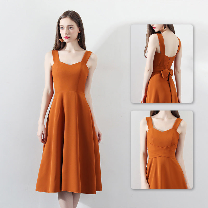 Chic Suspender Evening Dress NorixaFashion.com