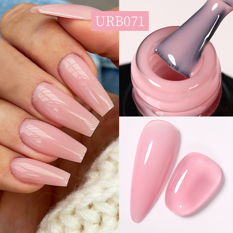 Reinforced Long-lasting No-file Base Coat With Shimmering Glitter Gel Polish LadyShow.Store