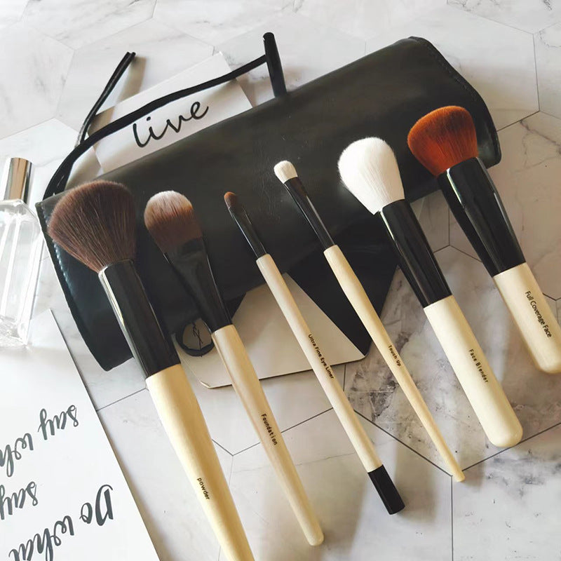 Makeup Brush Set with Pouch and Tools LadyShow.Store