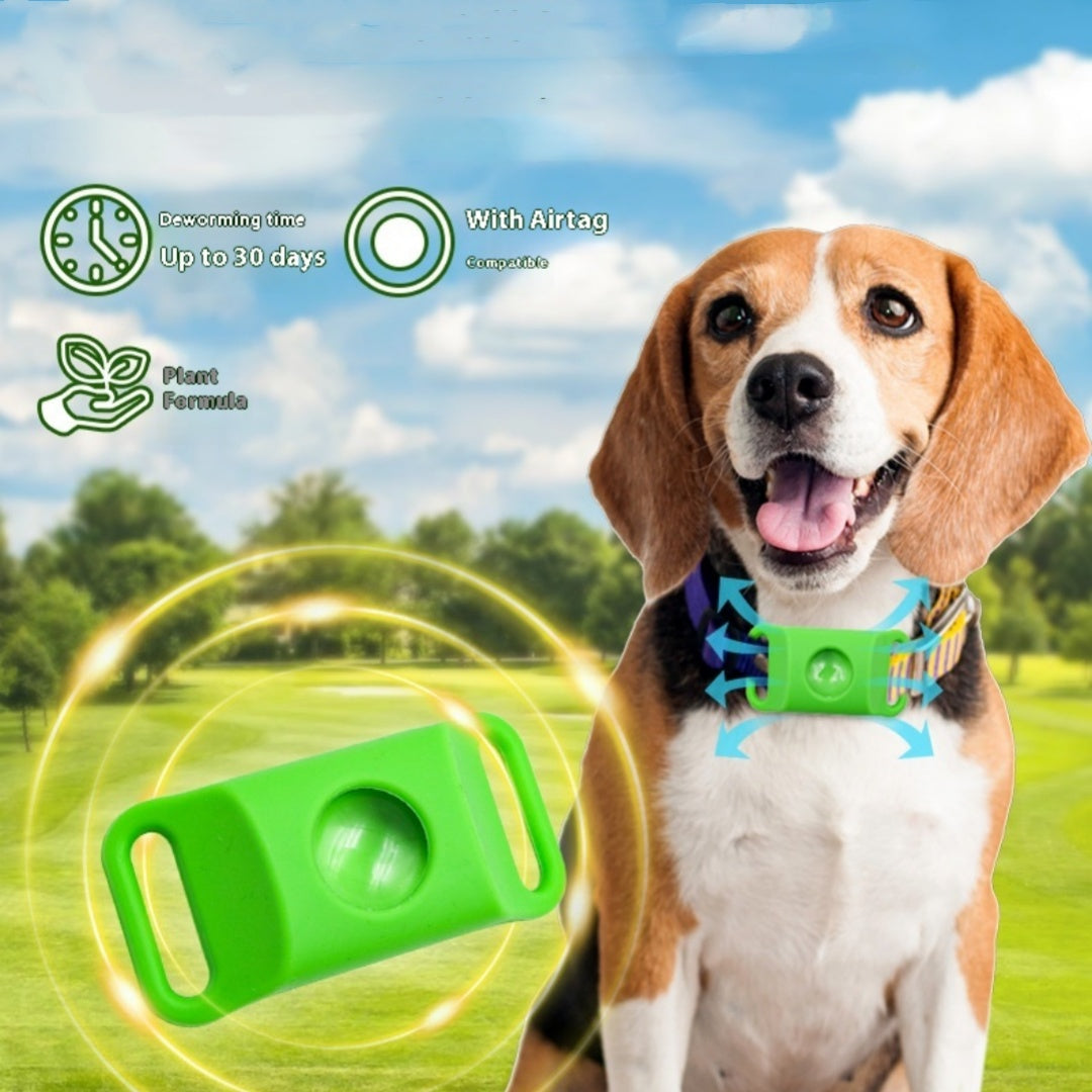 Pet Insect Repellent Button Collar Capsule Suit Pets Fashion