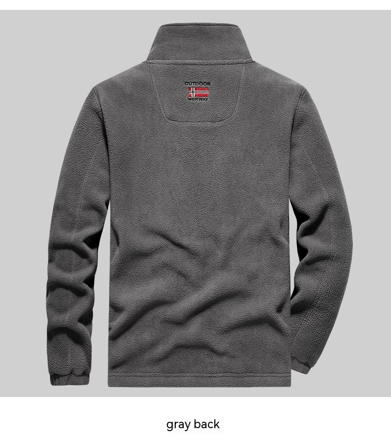 Men’s Double Layered Fleece Jacket Best YouTube Store