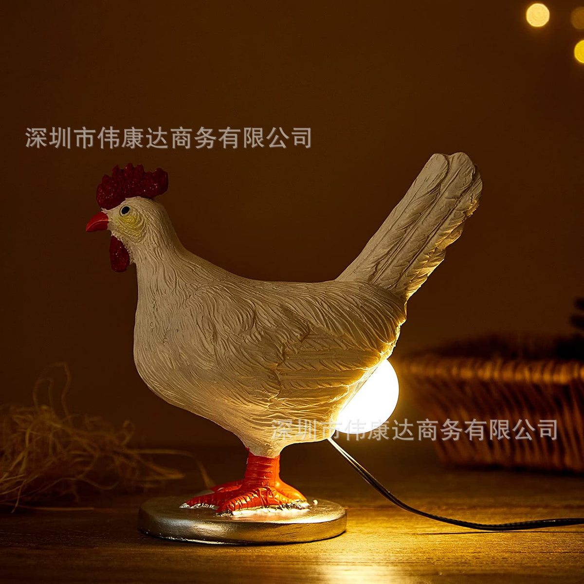 Novelty Chicken Egg Night Light For Bedroom Décor Pi-Mart