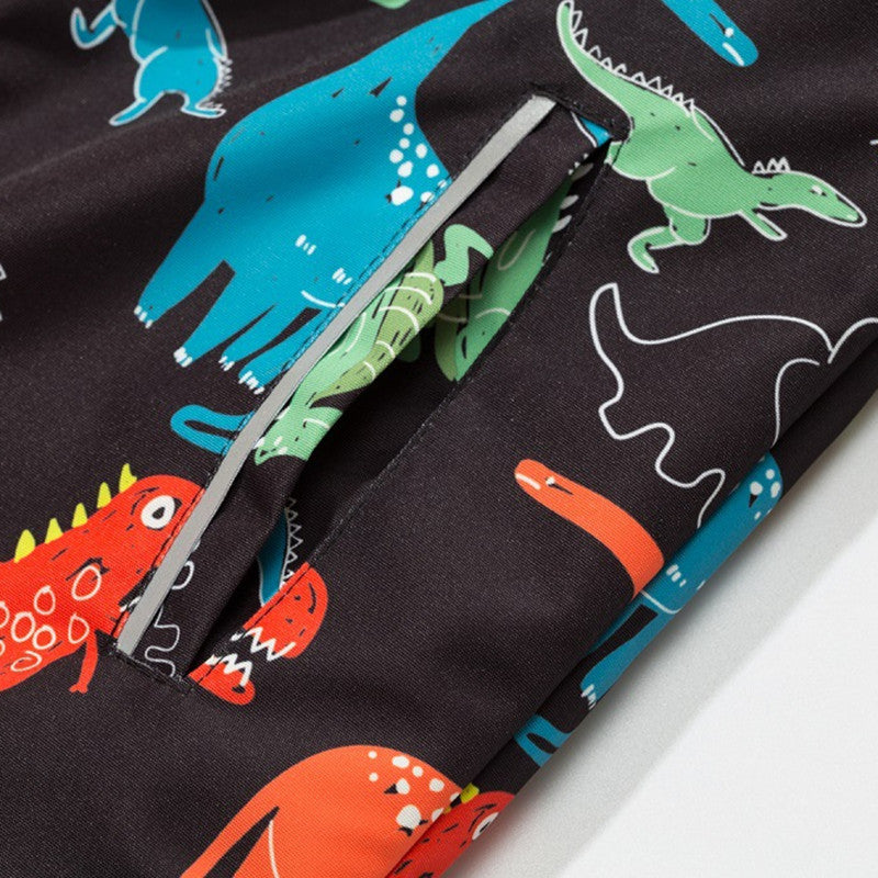 Kids Dinosaur Jackets - Waterproof Windproof Outerwear Pi-Mart