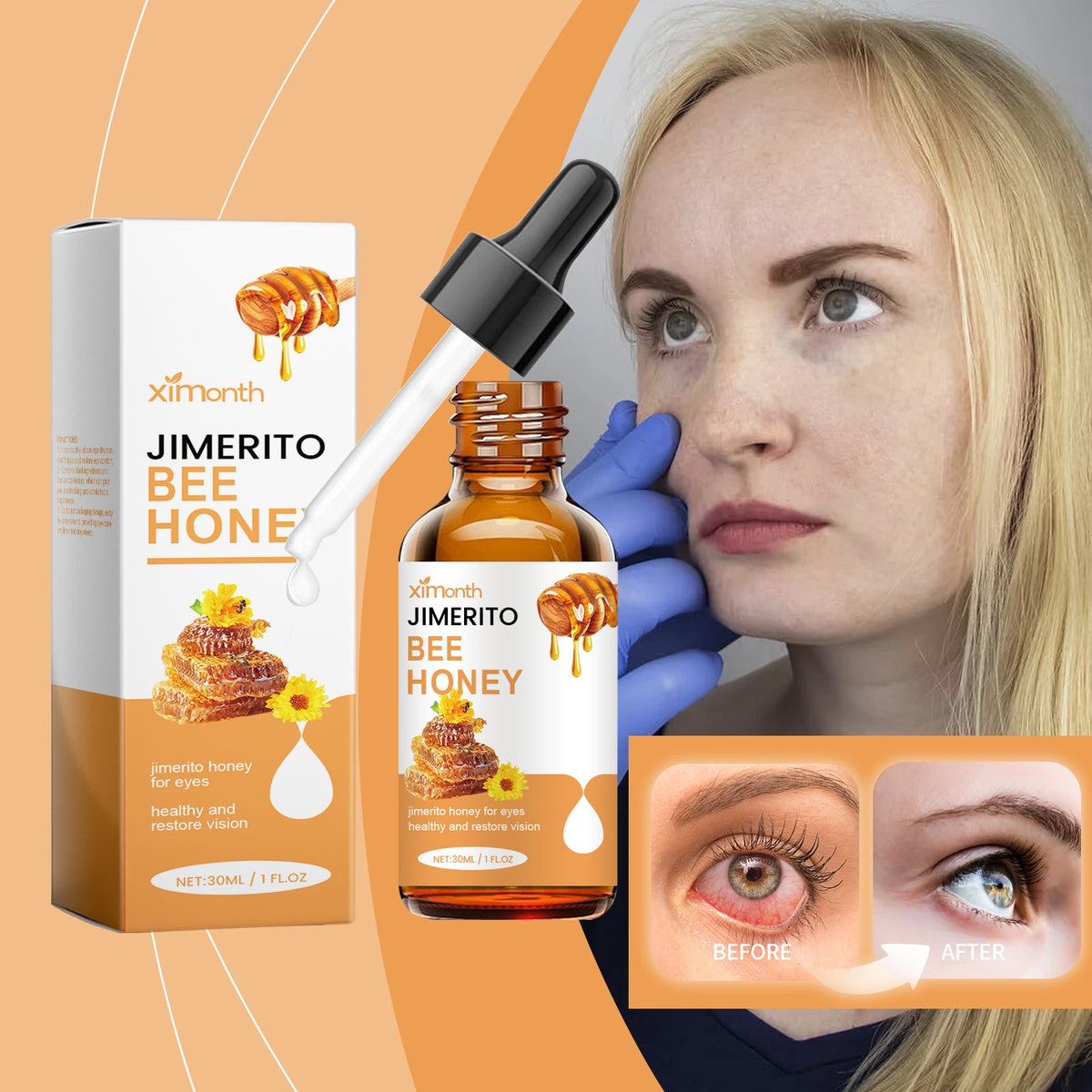 Eye Care Liquid 30ml 1box Tri Light Beauty