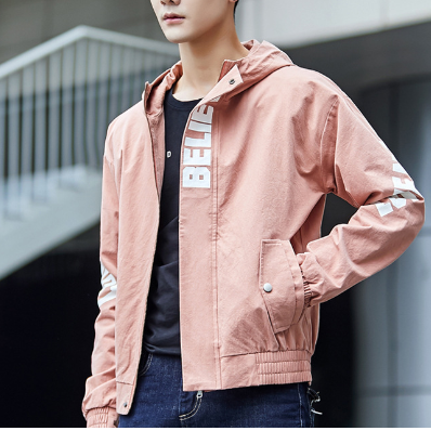 Men's Hooded Casual Work Jacket Pi-Mart