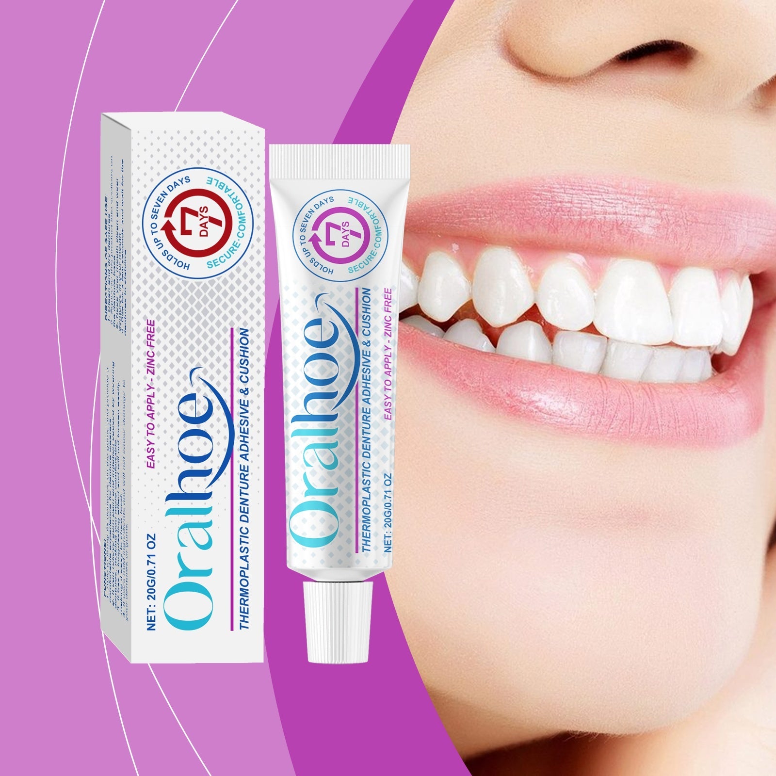 Denture Adhesive 20g Tri Light Beauty