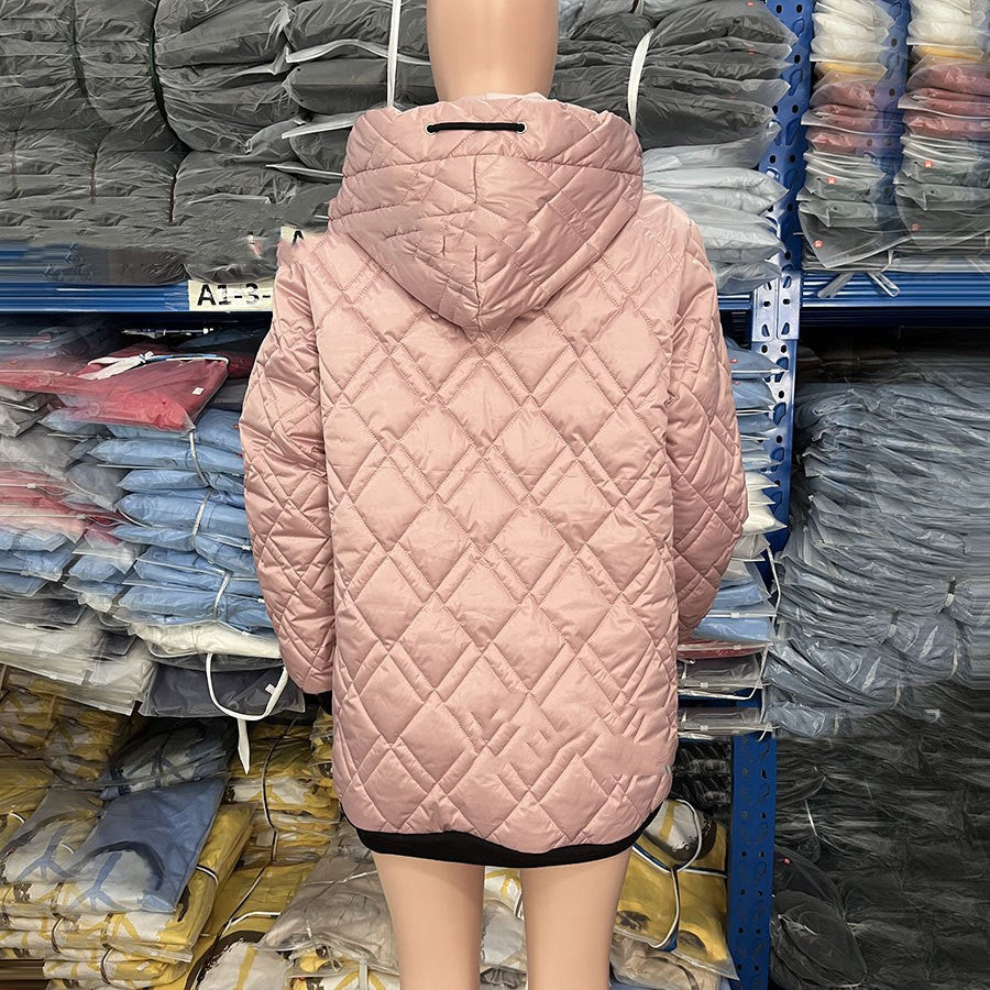 Women's Casual Hooded Pure Color Cotton Clothing Coat Best YouTube Store