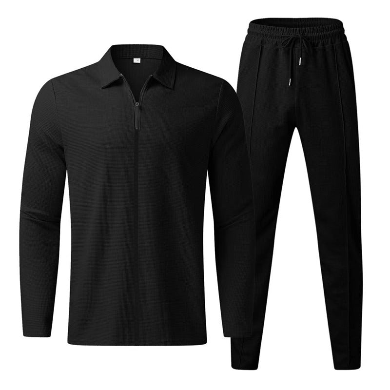 Fashion Zipper Cardigan Casual Sports Suit NorixaFashion.com