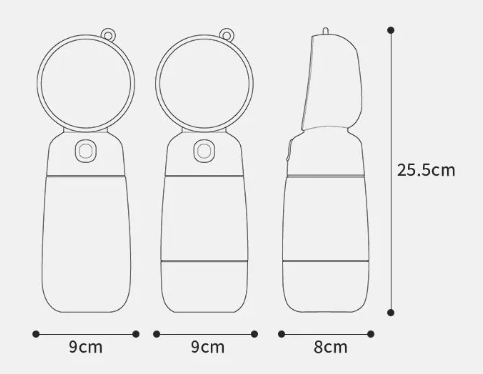 Portable Pet Water Bottle LadyShow.Store